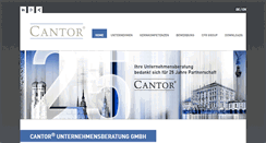 Desktop Screenshot of cantor.de